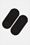 Boys Black Invisible Socks Set (Pack of 2)