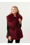 Women's fur vest women's belted fur vest - 5