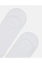 Senior Girls White Invisible Socks (2 Pairs) - 2