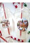 Set of 10 New Year Themed 400 Cc Plastic Lemonade Milkshake Cups with Perforated Lids and Paper Straws - 5