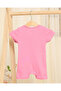 Baby Pink Printed Romper Suit - 4