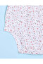 Baby Pink Floral Print Romper - 3