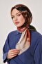 وشاح نسائي من القطن غير قابل للانزلاق ناعم بنمط مموج 100x100 سم