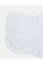 Girls White High Ankle Socks With Scallop Edge Welt(10 Pairs) - 2