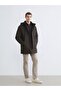 Southblue Khaki Standard Fit Hooded Men's Coat - 2