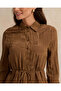 Women Brown Collared Blouse - 4