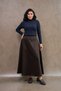 Navy Blue High-Necked Badi - 8