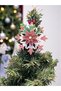 Christmas Tree Ornament Christmas Floral Rose Gold Vine Ornament Snowflake Model 15cm Hpy26050 - 3