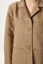 Regular Cut Faux Suede Blazer Jacket Lrg0055 Vi̇zon - 4