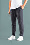 Herren Jogginghose aus Baumwolle mit elastischem Bund, schmal geschnitten, Basic-Stil - 4