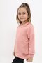 Mercan Girl's Relax Fit Hooded Low Shoulder Printed Sweatshirt - 2 Thread - 3