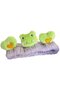 Purple and Green Color Frog Figured Plush Hair Band - 2
