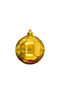 6 Pieces 10 cm Shiny Christmas Tree Ornament Cici Top Gold - 5