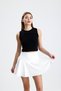 Sport Skirt Shorts High-Waist Scuba Fabric - 3