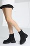 Hera Lace-Up Black Suede Women's Boots