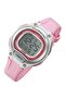 Women's Water Resistant Silicone Digital Wrist Watch LW-203-4AVDF - 35 mm - Pink - 4