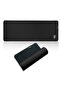 Dark Black 80X30CM Hybrid Kumaş - 4mm Kalınlık - Kaydırmaz Zemin Xl Premium Mousepad