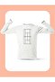 Tennis Court Long Sleeve White T-Shirt