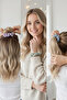 3-Piece Women's Satin Hair Scrunchie Set - Luxurious Silk-Look Tie Scrunchie Bun Night Hair Tie Set - 3