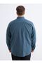 Lcwaikiki Classic Plus Size Regular Fit Long Sleeve Gabardine Men's Shirt - 4