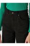 Bt11339520 90's Non-Fading Black Stretch Fabric Super High Leg Waist Loose Jeans Pants - 5