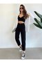 Bt13859047 Jeans Women's Non-Fading Black High Waist Comfort Stretch Fabric Denim Mom Jeans Pants - 2