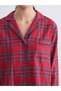 Lcw Dream Shirt Collar Plaid Women's Pajama Set - 3
