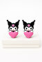Kuromi Design Tarnish-Free Stainless Steel Anti-Allergic Earrings for Silver Needle Pierced Ears