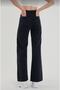 Bt16875745 90's Non-Fading Black High Waist Stretch Fabric Jeans Pants - 4