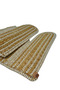 Jute wave design modern door front mat indoor and outdoor bathroom balcony mat home hotel office decor mat - 8
