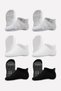 6 Pairs Organic Cotton Baby Socks Anti-Slip Seamless Combed Sneakers Girls Boys Children (Gray) - 3