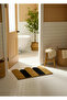Jute wave design modern door front mat indoor and outdoor bathroom balcony mat home hotel office decor mat - 3