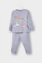 Baby Girl 4-Piece Pajama Set Long Sleeve Top Long Bottom (25 Au) - 5