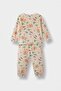 Baby Boy Pajama Set New Year Themed Long Sleeve Velour Top Long Bottom (25 Wn) - 4