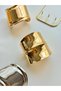 Steel Thick Handcuff Bracelet Adjustable Women Men Unisex - 4