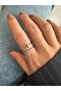 خاتم موديل ستون بلس باللون الفضي - 3