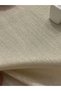 Lotus Lace Detailed Worry-Free Tablecloth, Handcrafted French Lace, Silvery Gold - 3