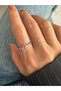 Silver Color Iridescent Starry Ring - 4