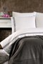 Imperra 100% Cotton, 7-Piece Premium Double Duvet Cover Set with Knitted Blanket and Embroidery - 4