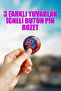 Poppy Playtime Video Game Bag Ornament Pin Button Badge Set (3 Pcs) - 3