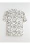 Regular Fit Resort Collar Short Sleeve Patterned Men's Shirt - 6