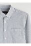 Regular Fit Long Sleeve Striped Men's Shirt - 6