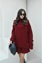 Women's Turtleneck Skirted Knitwear Set