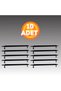 Klipso Matte Black 192 mm Metal Luxury Drawer Cabinet Furniture Handles (10 Pcs)
