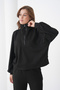 Women's Oversized Zippered Hooded Sweatshirt Wide Leg Sporty Stylish Tracksuit Set Suitable for Hijab - 3