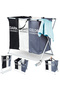 Three-compartment foldable laundry basket 105 l - 13