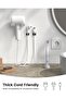 5-Pack Cable Spring Holder Clips Cord Organizer for Desk - 4