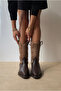 Women's Boots Aci Brown Suede - 6