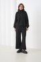 Women's Oversized Zippered Hooded Sweatshirt Wide Leg Sporty Stylish Tracksuit Set Suitable for Hijab - 4