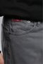 Ricky Nd 2 Men's High Rise Straight Comfortable Cut High Waist Woven Trousers Straight Leg Gray - 4